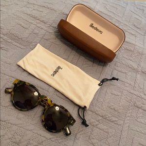 Illesteva Leonard sunglasses in tortoise